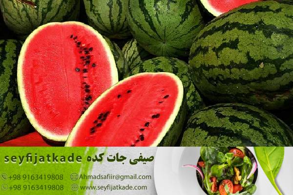 عرضه هندوانه با طعم بی‌نظیر و رنگ جذاب